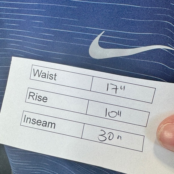 Nike Epic Lux Printed Running Leggings 8Navy - Picture 13 of 13